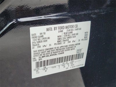 2019 Lincoln Nautilus Reserve