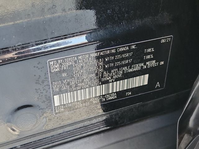 2021 Toyota RAV4 LE