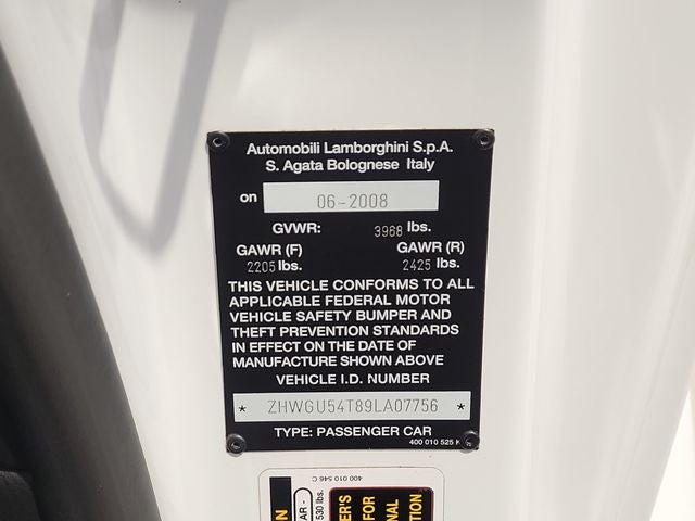2009 Lamborghini Gallardo LP560-4