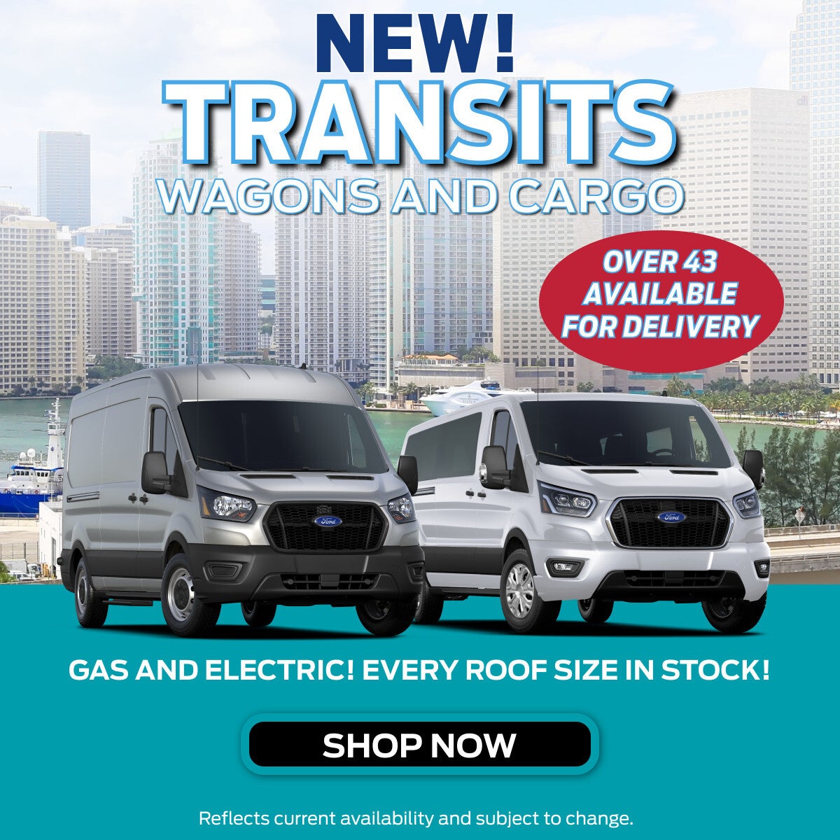 New Transits Wagons and Cargo