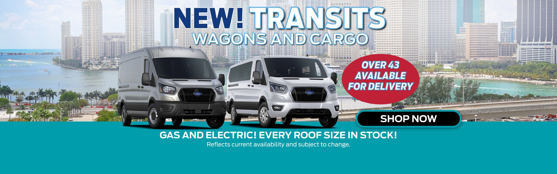 New Transits Wagon and Cargo