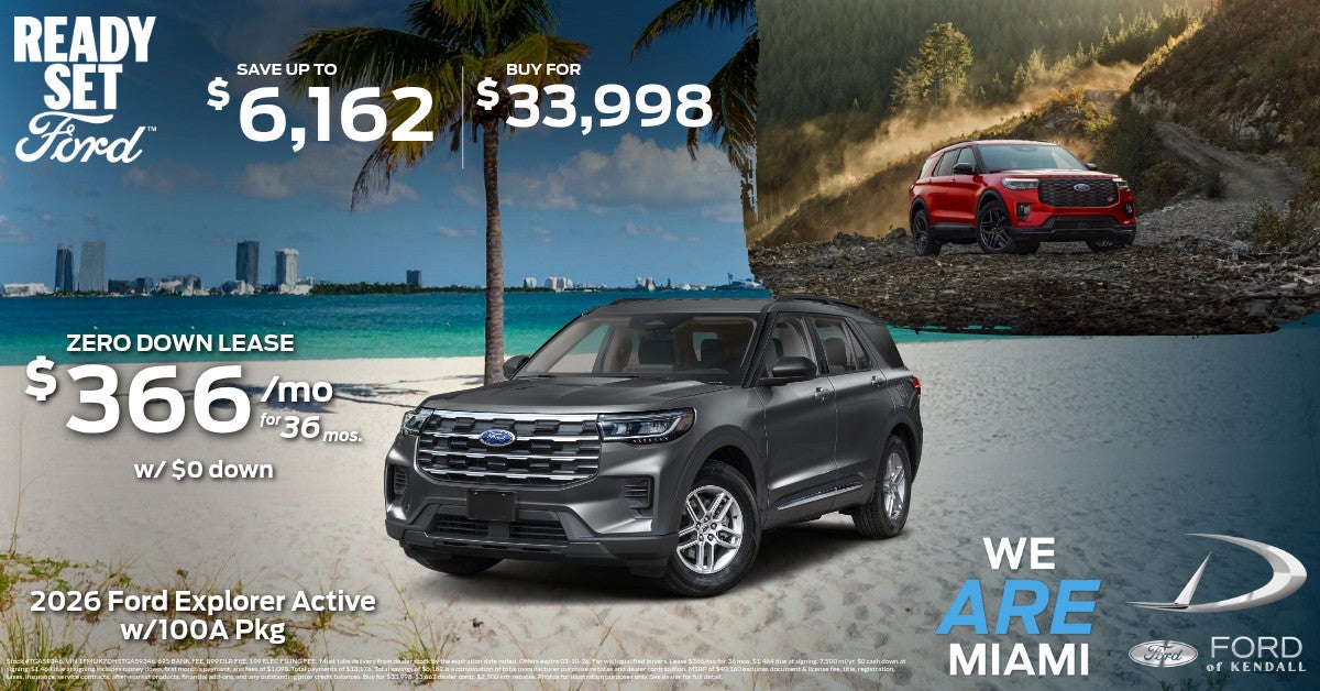 New Ford Explorer Special Offer