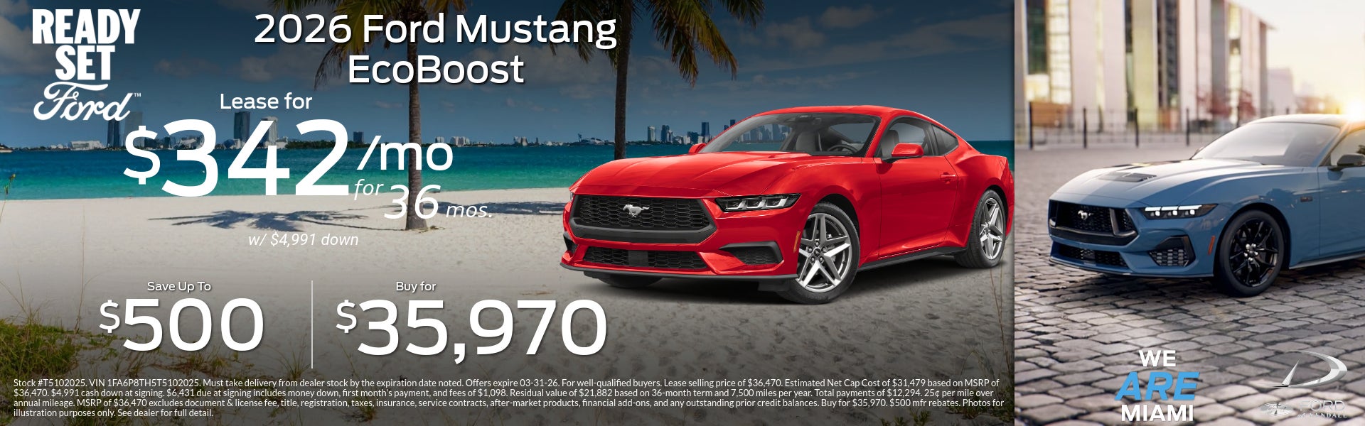 New Ford Mustang Special Offer