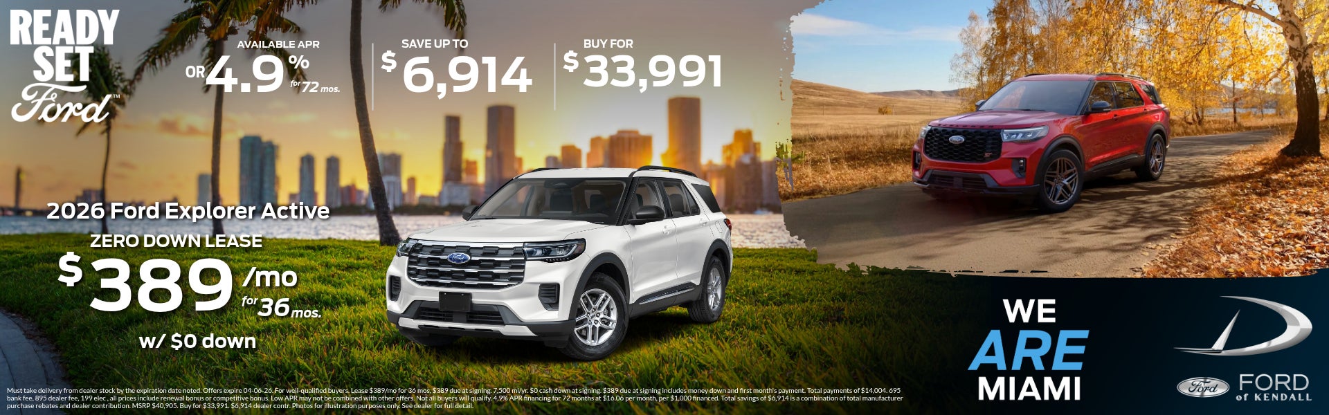 New Ford Explorer Special Offers