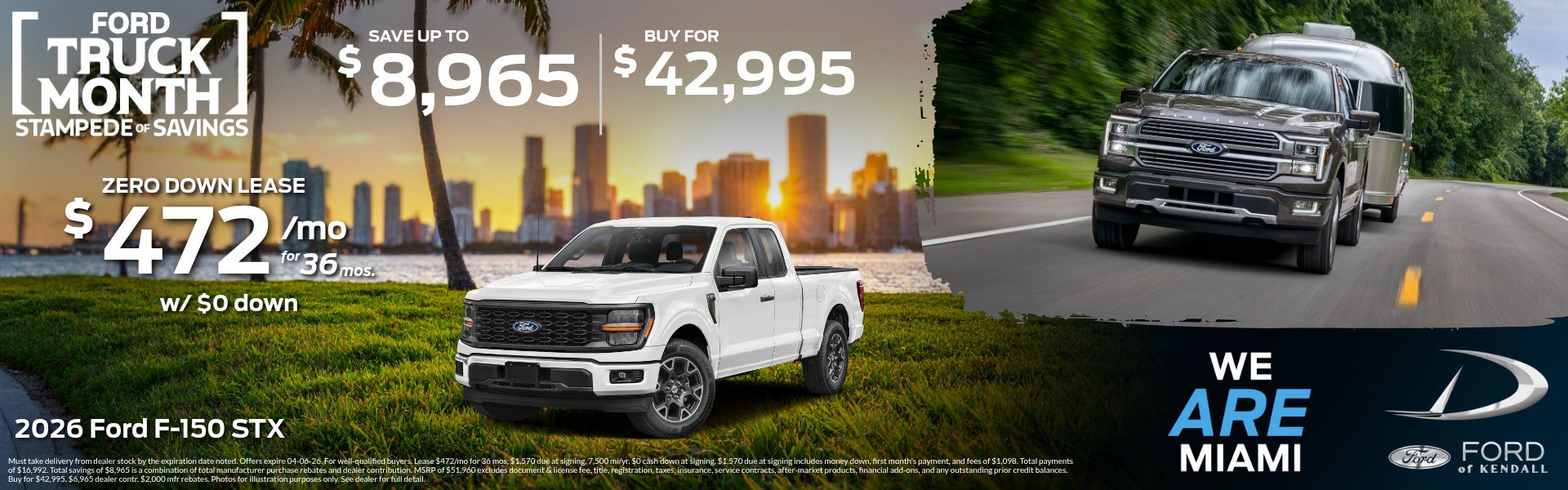 New Ford F-150 Special Offers