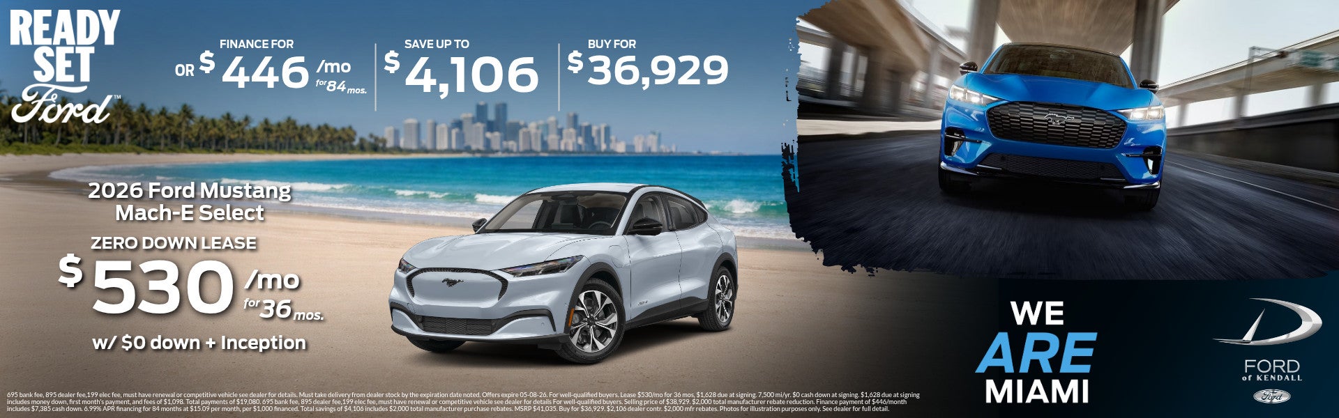 Ford of Kendall 2026 Ford Mustang Mach-E Select: 4 Offers