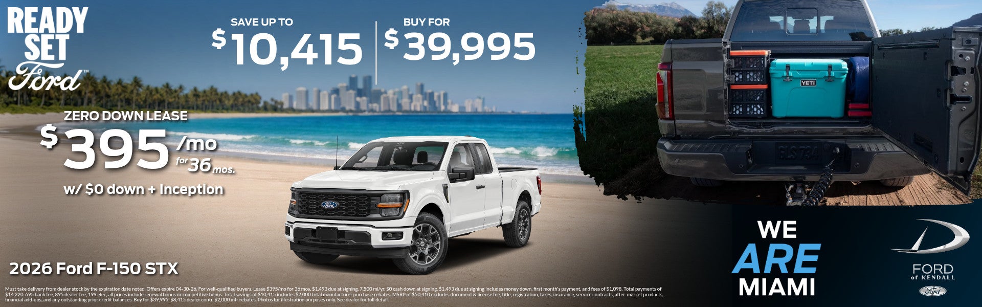 Ford of Kendall 2026 Ford F-150 STX: 3 Offers