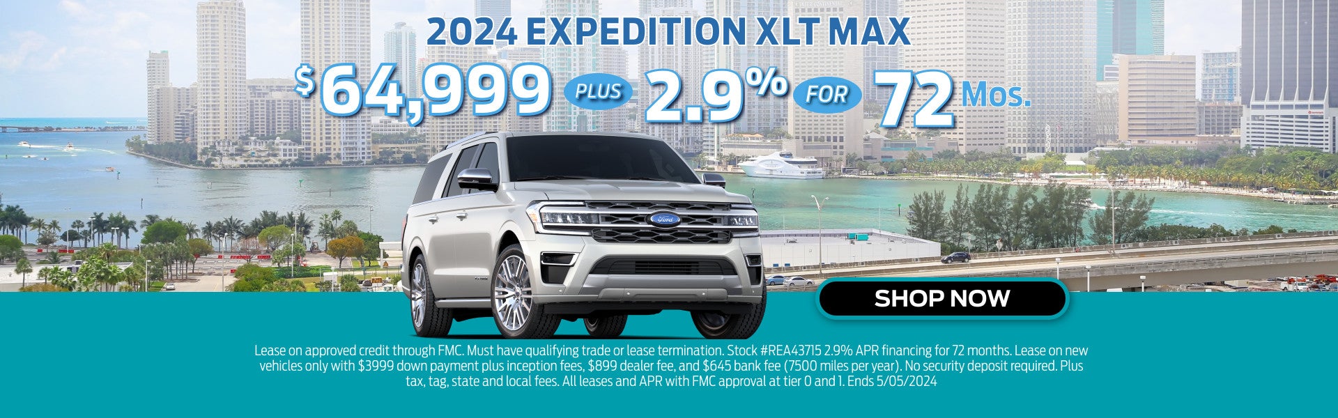 2024 Expedition XLT Max, 2.9% for 72 months